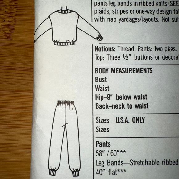 Vintage 1987 Simplicity Super Saver Womens pattern 8271 Size 12-16 - Picture 5 of 5